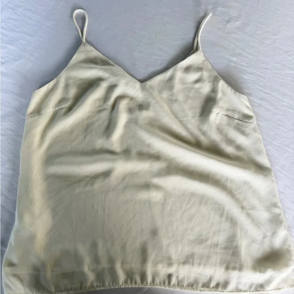 H&M Light Cream V-Neck Spaghetti Strap Women's Camisole - Picture 5 of 5